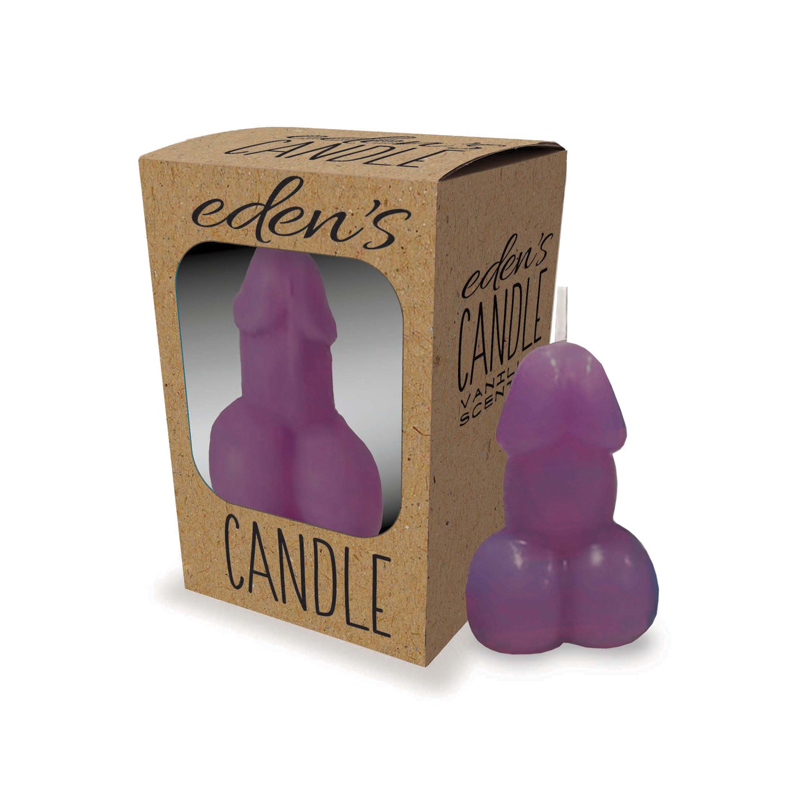 Eden's Penis Candle - Vanilla Purple