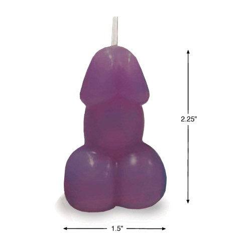 Eden's Penis Candle - Vanilla Purple