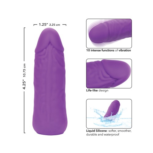 Silicone Studs Mini Vibrating Studs - Purple