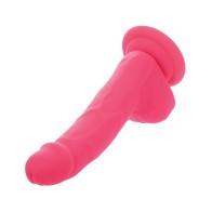 Dildo de Silicona Neon 6" Rosa