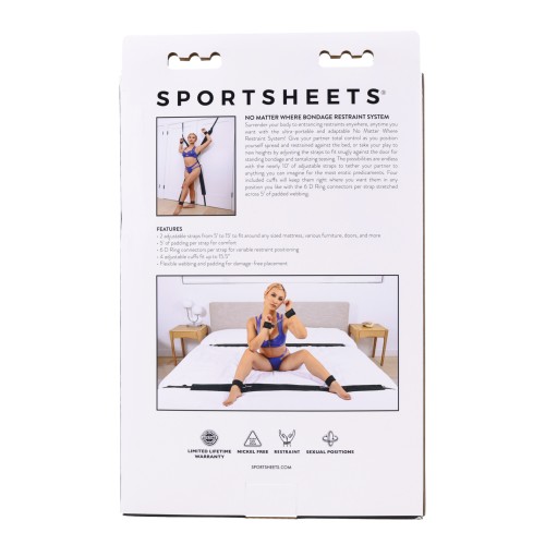 Sportsheets Adjustable Bondage Restraint System - Versatile Fun