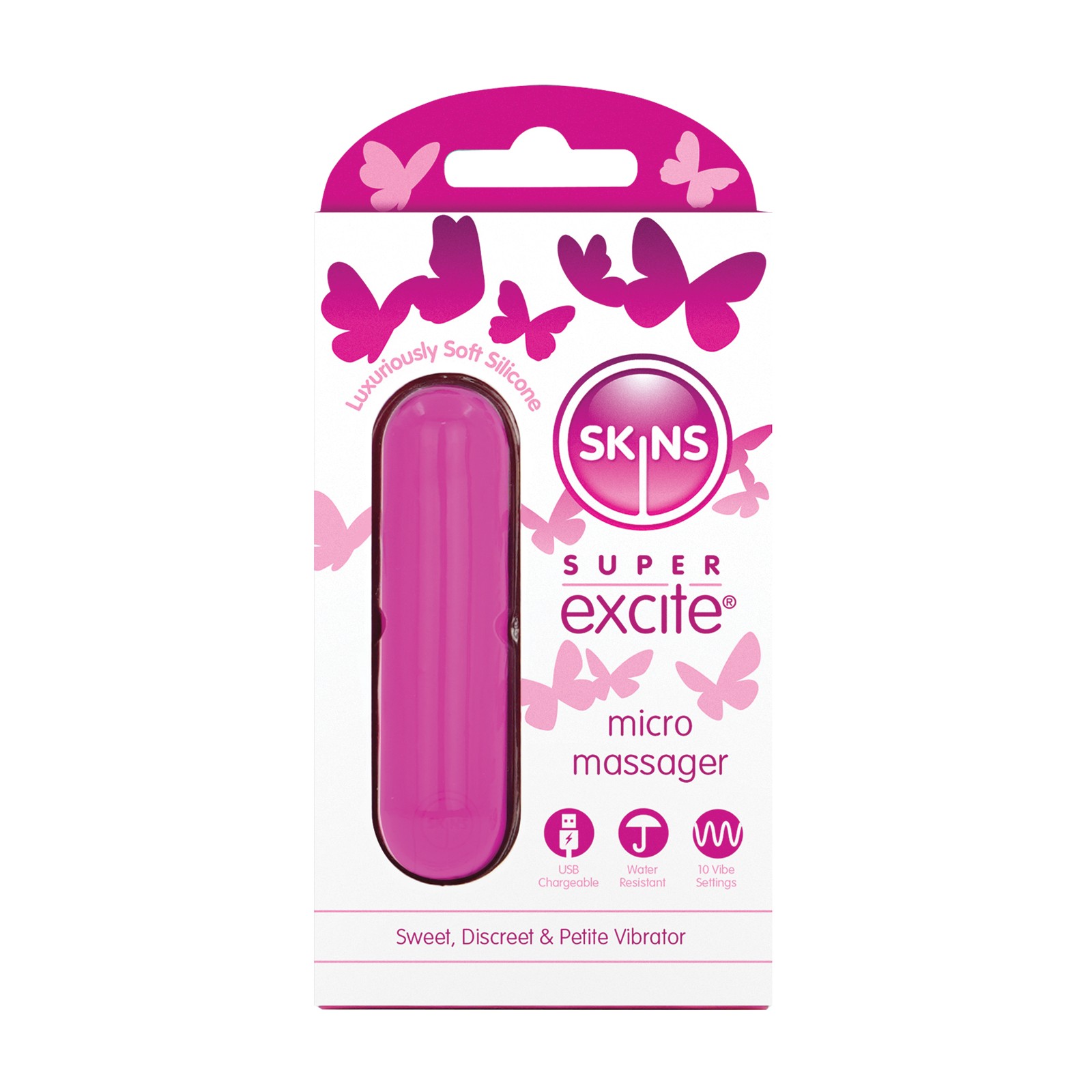 Skin Super Excited Petite Vibrator Pink