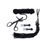 Tied & Twisted Bondage Set Black