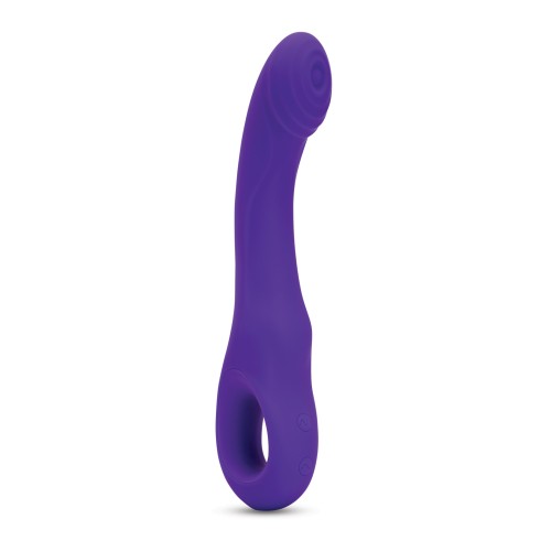 Vibrador Nu Sensuelle Rhapsody Golpeteo Púrpura Profundo