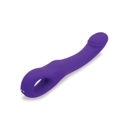 Vibrador Nu Sensuelle Rhapsody Golpeteo Púrpura Profundo