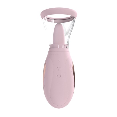 Shots Enhance Rechargeable Vulva Breast Pump Pink for Sensational Firming