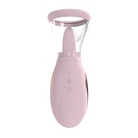 Shots Enhance Rechargeable Vulva Breast Pump Pink for Sensational Firming