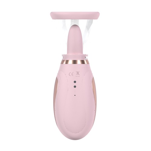 Shots Enhance Rechargeable Vulva Breast Pump Pink for Sensational Firming