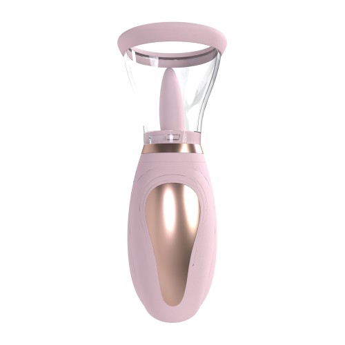 Shots Enhance Rechargeable Vulva Breast Pump Pink for Sensational Firming