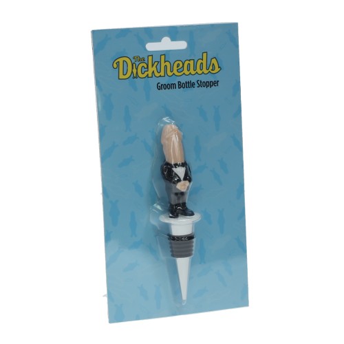 Shots The Dickheads Groom Bottle Stopper for Fun Parties