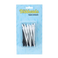 Funny Dickheads Couples Toothpicks Multi Colors