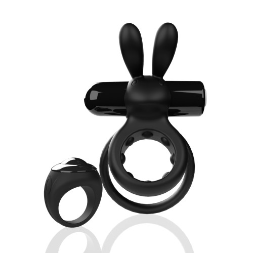 Screaming O Ohare Remote Controlled Vibrating Ring Black