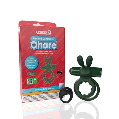 Screaming O Ohare Remote Controlled Vibrating Ring for Couples