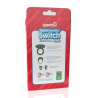 Screaming O Switch Remote Controlled Vibrating Ring - Green