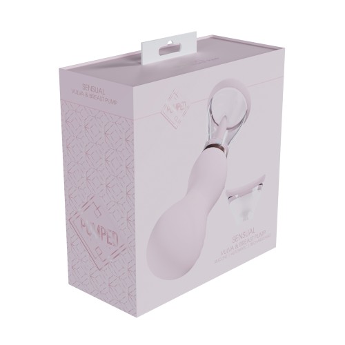 Pumped Sensual Vulva & Breast Pump - Rechargeable Pink