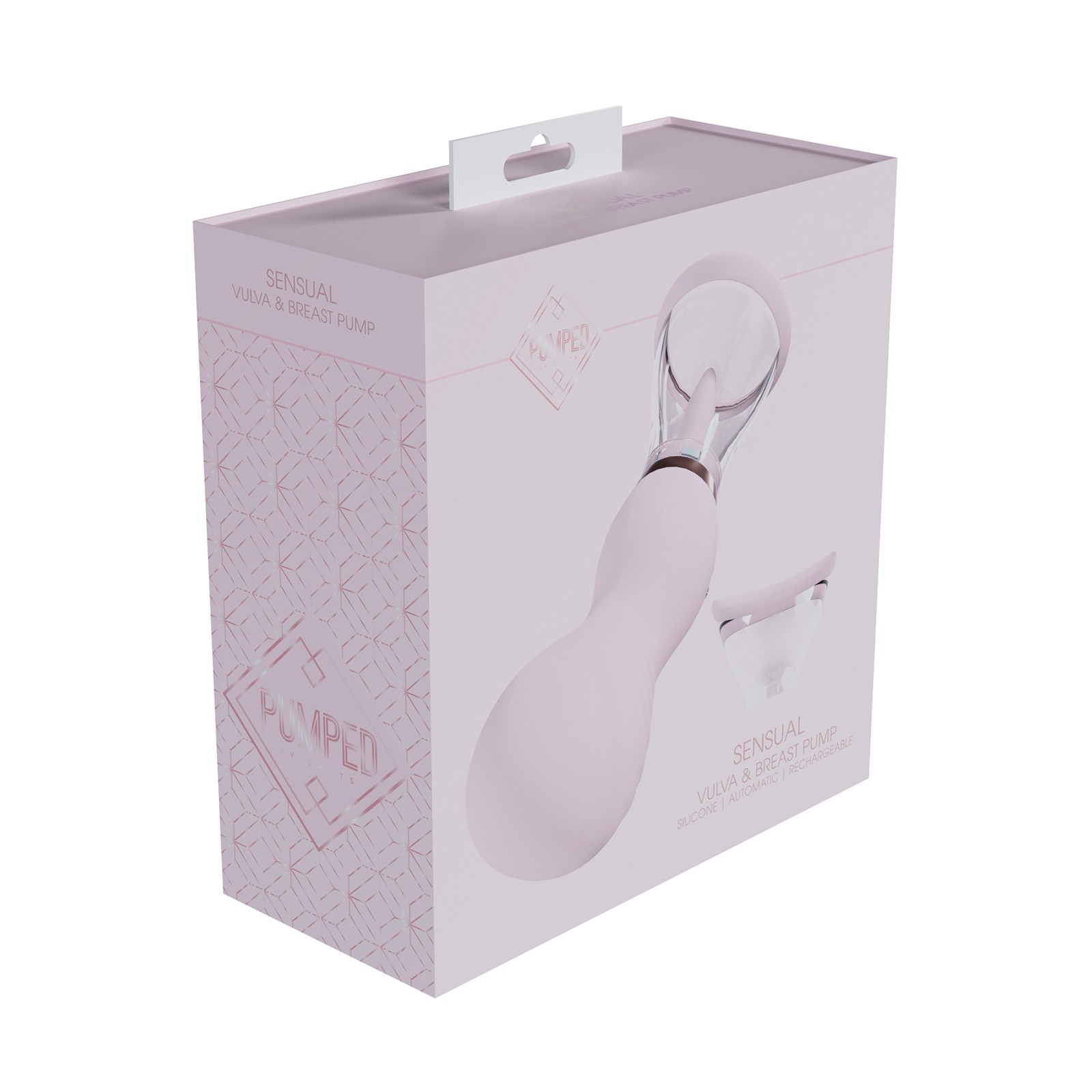 Pumped Sensual Vulva & Breast Pump - Rechargeable Pink