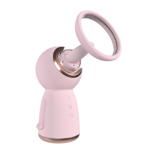 Shots Exquisite Rechargeable Vulva and Breast Pump Pink