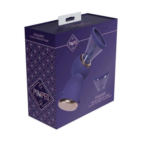 Rechargeable Vulva and Breast Pump Purple