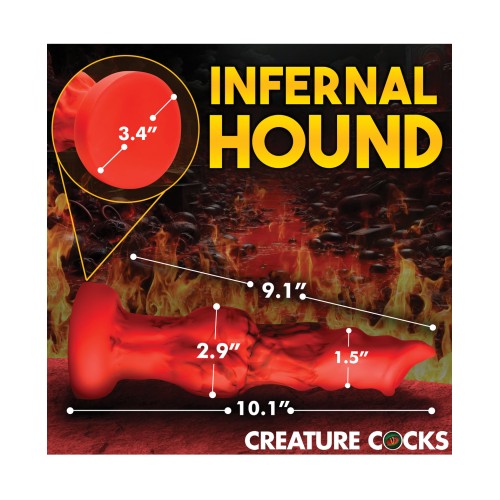 Creature Cocks Fire Hound Silicone Dildo