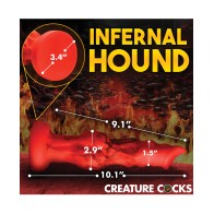 Creature Cocks Fire Hound Silicone Dildo