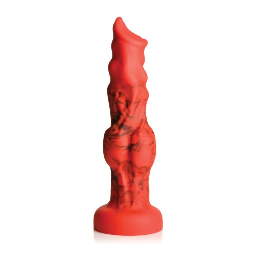 Dildo de Silicona Creature Cocks Fire Hound Pequeño Rojo