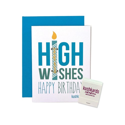 High Wishes Greeting Card with Matchbook