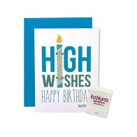 High Wishes Greeting Card with Matchbook