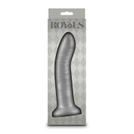 Dildo Curvado Royals de 7" - Champagne Metálico