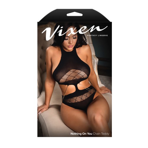 Vixen Seamless Cut-Out Teddy with Chains