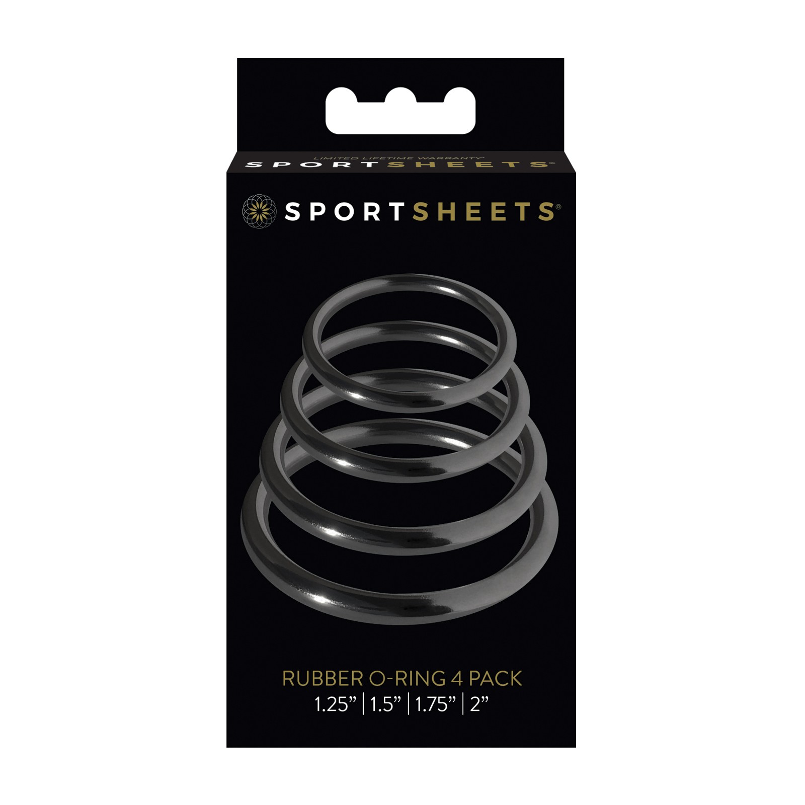 Sportsheets Rubber O-Ring Set - 4 Sizes