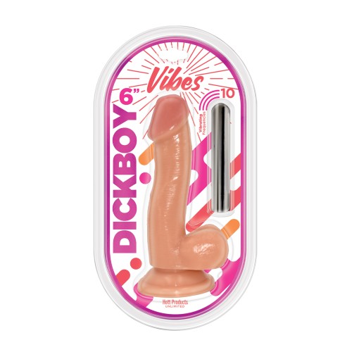 Dick Boy Vanilla Lovers 6" Vibe Bullet - Intimate Pleasure