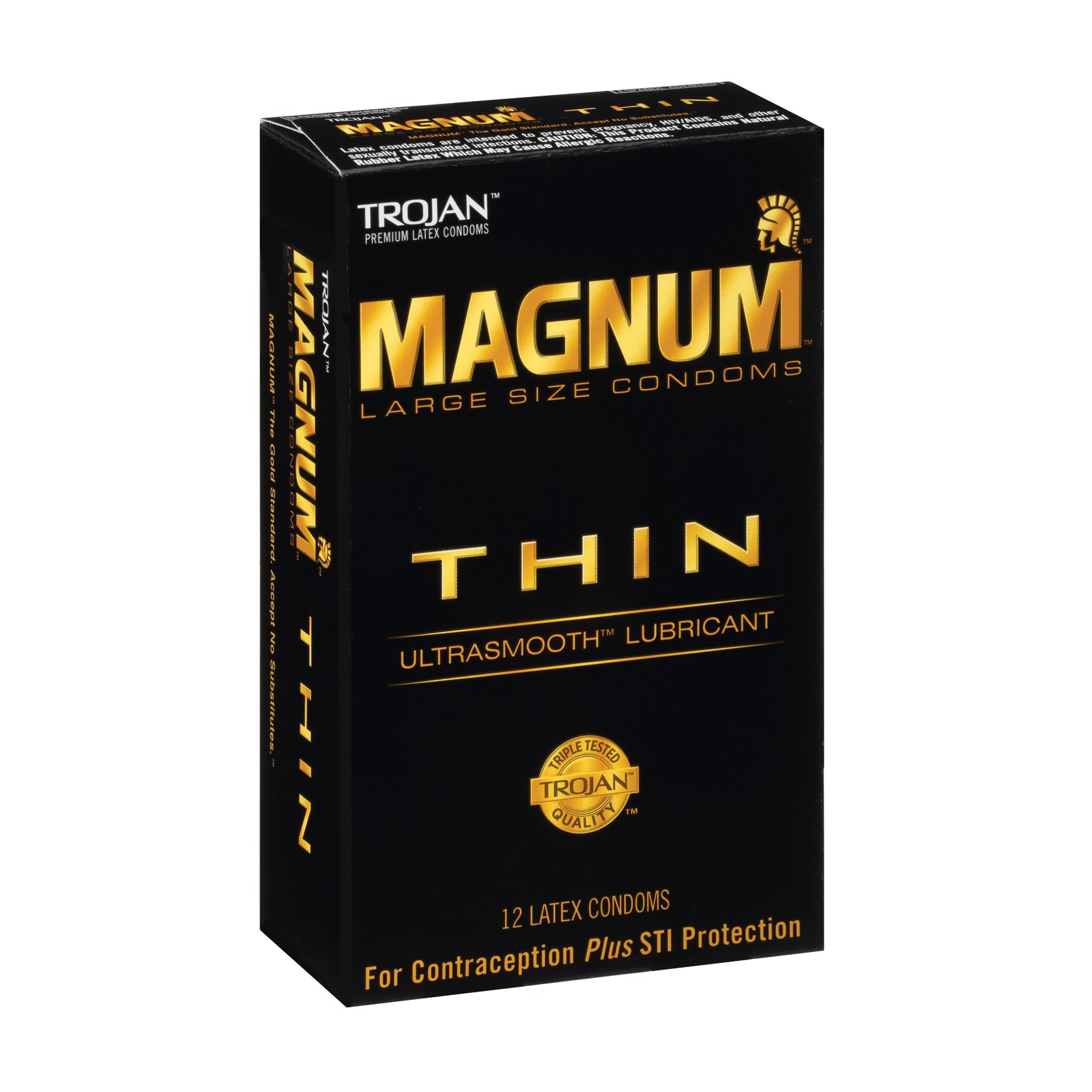 Condones Magnum Thin Paquete de 12