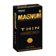 Condones Magnum Thin Paquete de 12