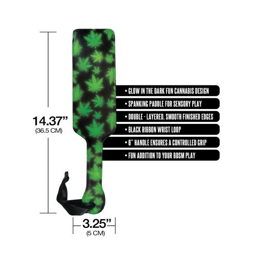 Stoner Vibes Glow in the Dark Paddle Green