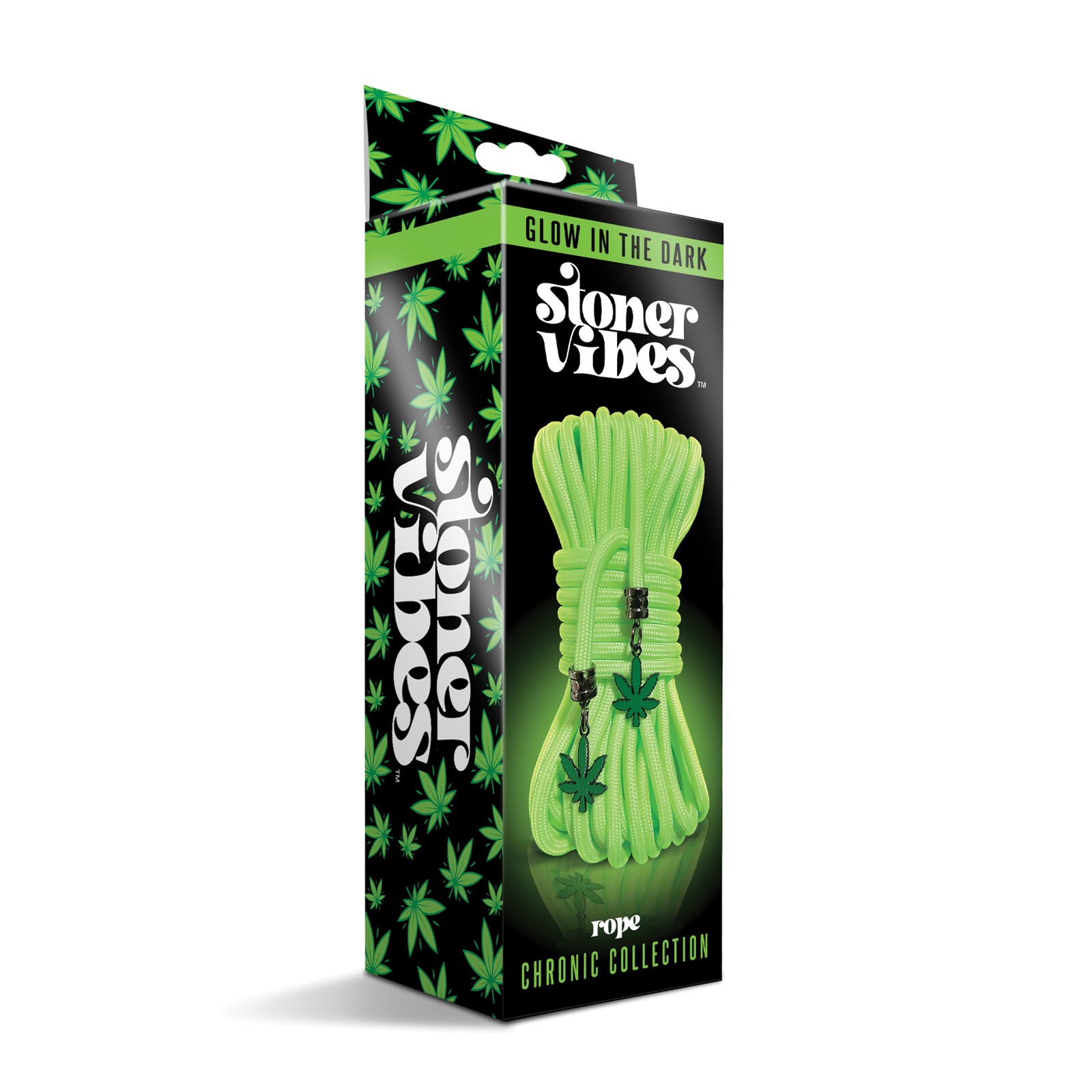 Stoner Vibes Glow in Dark Rope Green