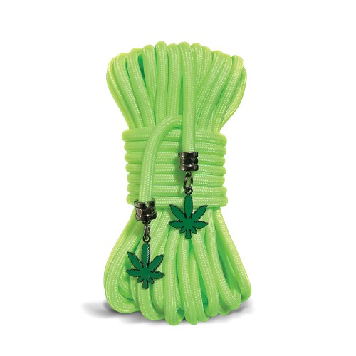 Stoner Vibes Glow in Dark Rope Green