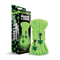 Stoner Vibes Glow in Dark Rope Green