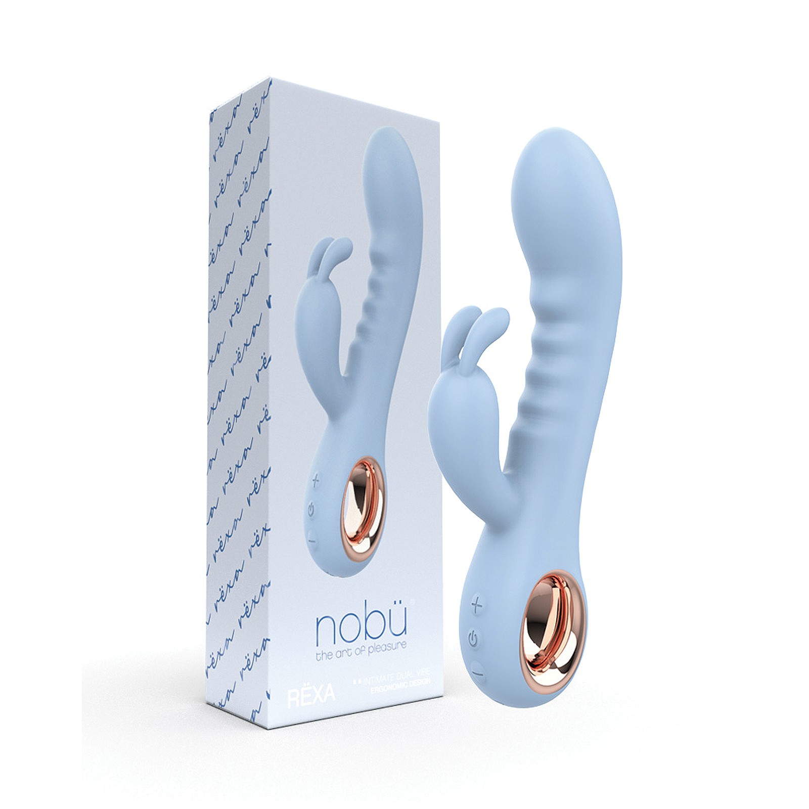 Nobu Rexa Dual Vibrator - Light Blue