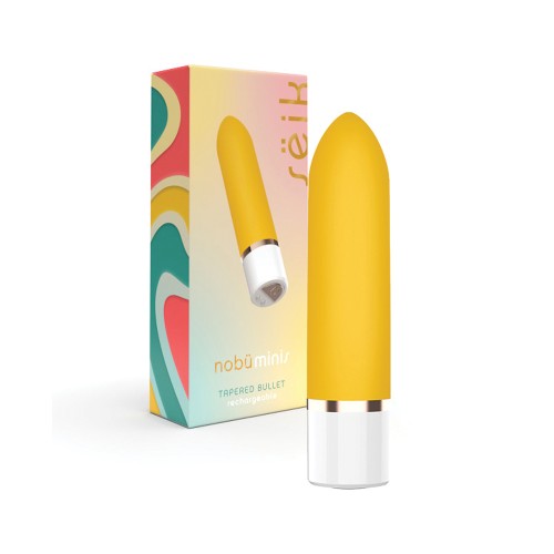 Nobu Mini Seik Tapered Bullet Yellow - Travel-Friendly Pleasure