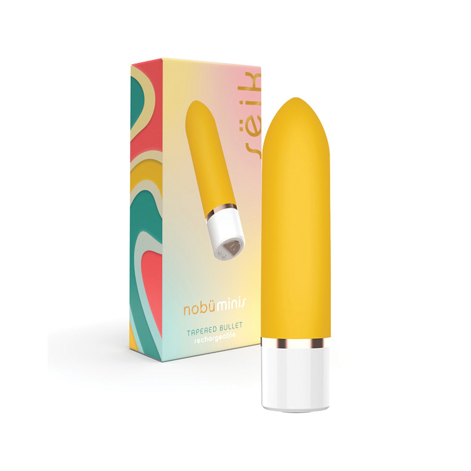 Nobu Mini Seik Tapered Bullet Yellow - Travel-Friendly Pleasure