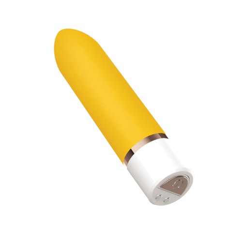 Mini Bullet Nobu Seik Tapered Amarillo - Placer Amigable para Viajar