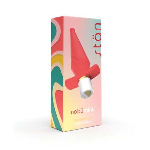 Nobu Mini Stan Tapered Butt Plug in Coral