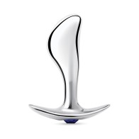 Blue Line Stainless Steel Bling Prostate Massager 2.5 Inch