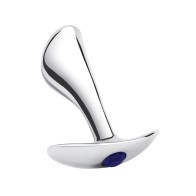 Blue Line Stainless Steel Bling Prostate Massager 2.5 Inch