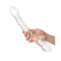 Dildo de Cristal Glas de 12 Pulgadas Double Trouble