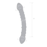 Dildo de Cristal Glas de 12 Pulgadas Double Trouble