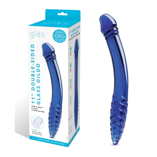 Glas 11" Double-sided Dildo G-Spot P-Spot Stimulation