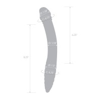 Dildo Doble de Vidrio de 11" Estimulación Punto G y P