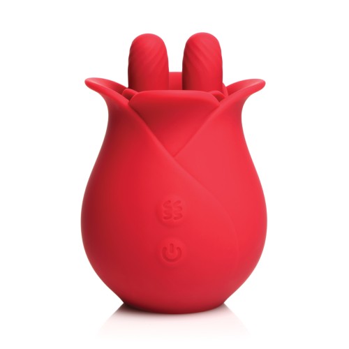 Bloomgasm The Rose Fondle 10X Clit Stimulator - Red