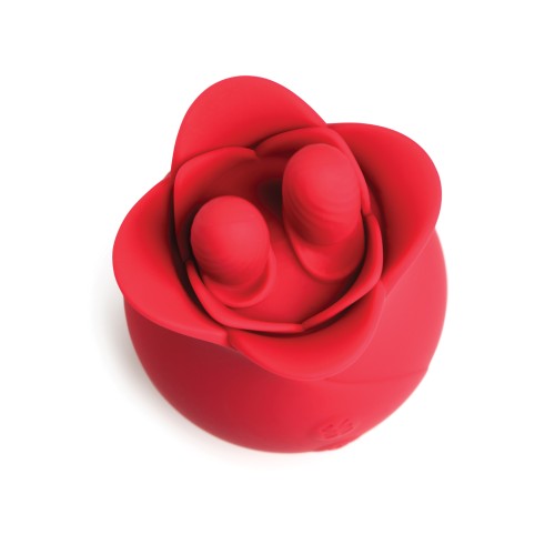 Bloomgasm The Rose Fondle 10X Clit Stimulator - Red